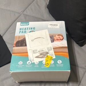 RUQIJI Heating Pad - Teal & White Boxed